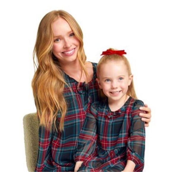 DRAPER JAMES Girls Plaid Dress Size 18M Daddy Daughter Dance Valentine’s Day NWT - Picture 4 of 10